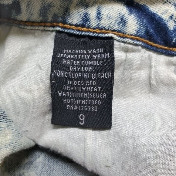 Thrill The Collection Skinny Acid Wash Jeans sz 9 - Picture 11 of 12